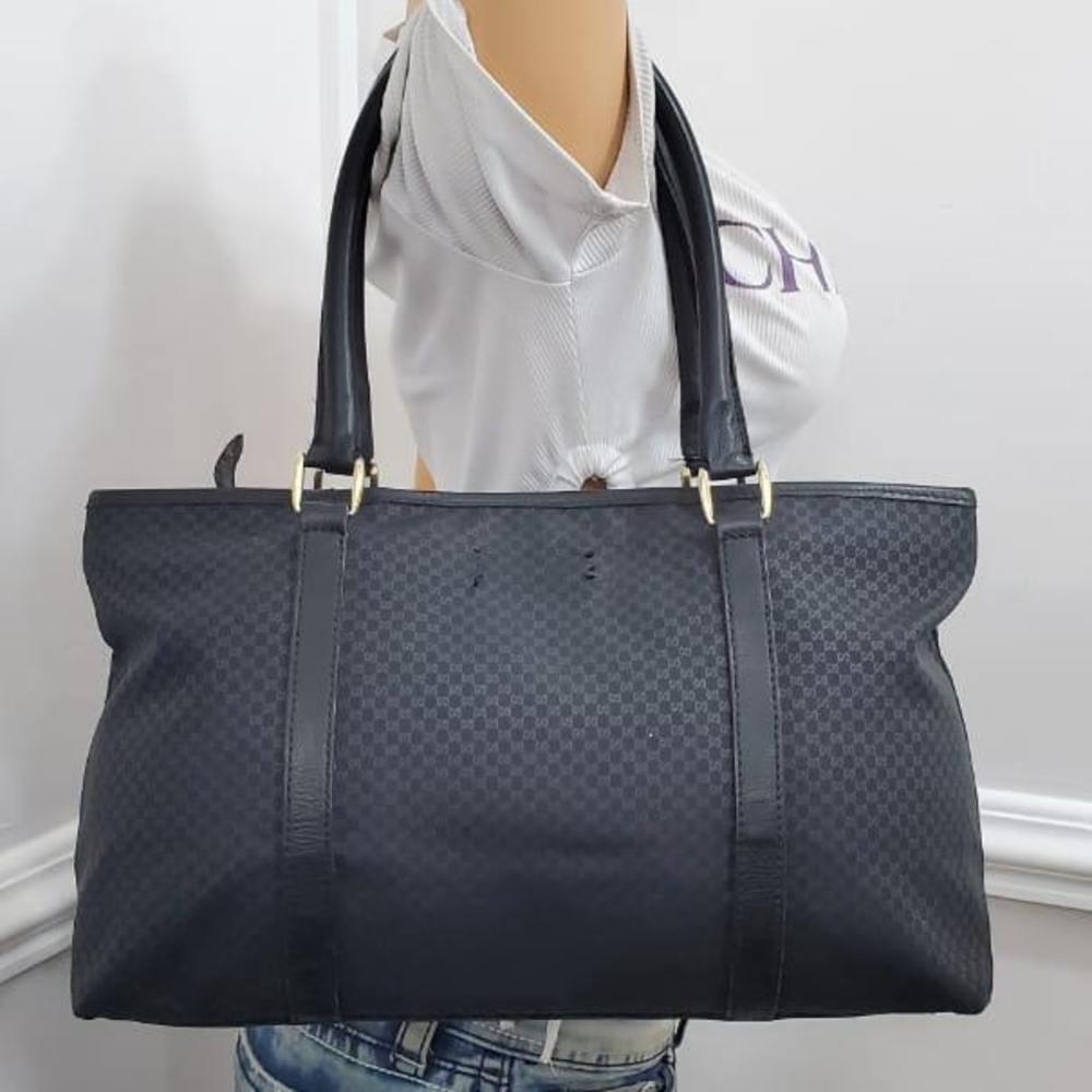 Elegant Black Tote Bag